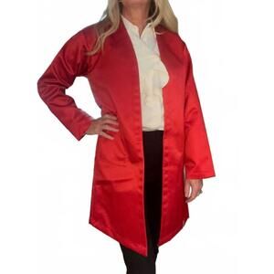 NEW PRETTY RUGGED prada satin jacket in red